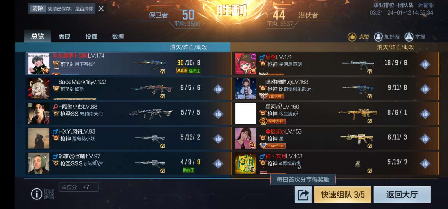 【闲聊】这战绩算不算挂游戏攻略_手游下载  第1张