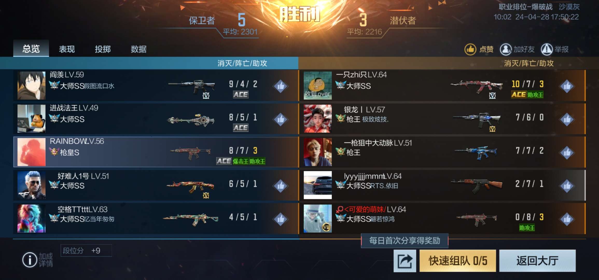 【闲聊】现在排位加分这么少了嘛！游戏攻略_手游下载  第4张