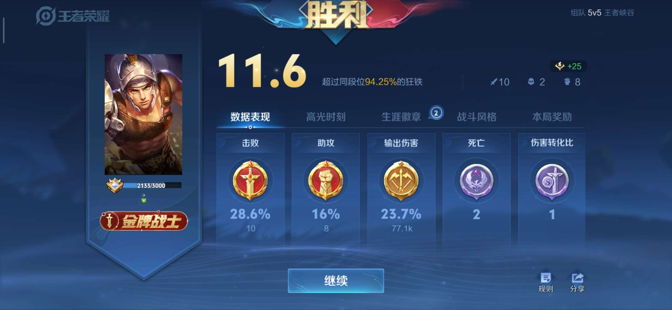 【交流】:单排上分太舒服了，哈哈！游戏攻略_手游下载  第5张