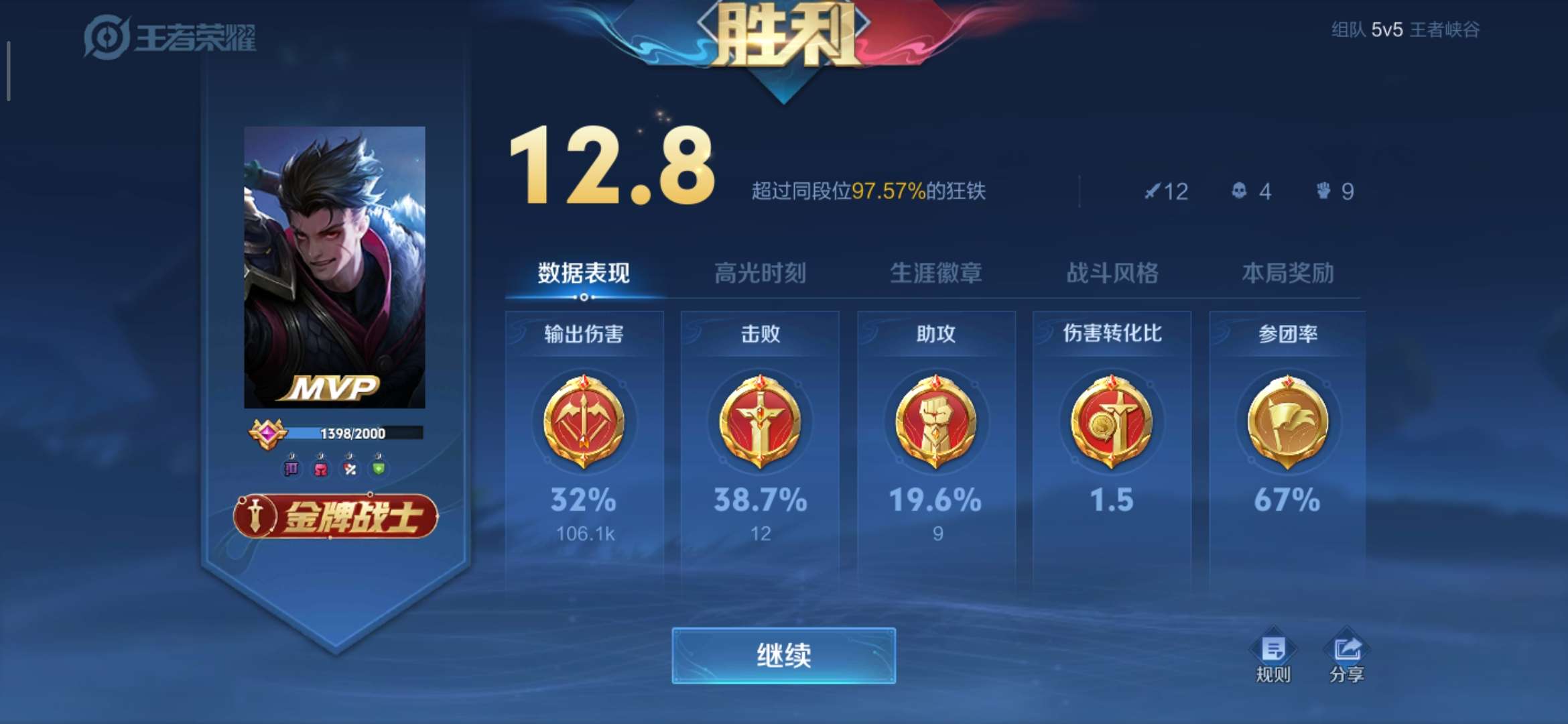 【交流】:单排上分太舒服了，哈哈！游戏攻略_手游下载  第9张
