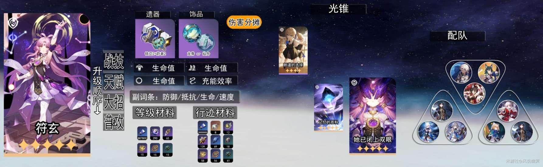 【游戏攻略】《崩坏星穹铁道》符玄配装及玩法介绍 符玄光锥怎么选游戏攻略_手游下载 第1张 【游戏攻略】《崩坏星穹铁道》符玄配装及玩法介绍 符玄光锥怎么选游戏攻略_手游下载 第1张