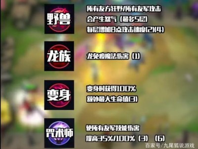 激战九尾阵容，激战九尾阵容三阶段