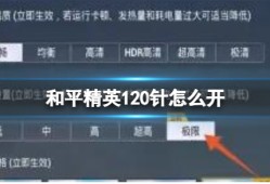 【资讯】和平精英120针开启方法游戏攻略_手游下载