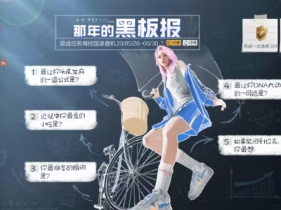 【资讯】那年的黑板报，纪念武器轻松领！游戏攻略_手游下载