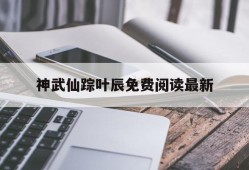 神武仙踪叶辰免费阅读最新_神武仙踪叶辰更新最快版二千八佰一十三章