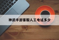 神武手游客服人工电话多少(神武手游官网连客服都没有?)