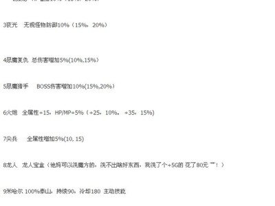 冒险岛079职业列表一览，冒险岛079哪个职业最厉害