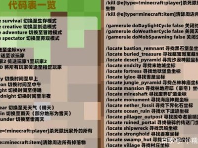 我的世界指令代码大全清除掉落物，我的世界怎么用指令清除所有掉落物