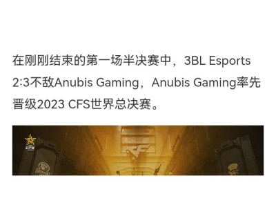 【资讯】Anubis Gaming率先获得2023 CFS世界总游戏攻略_手游下载
