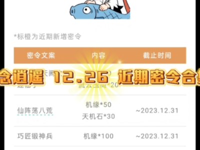 一念逍遥密令大全最新_一念逍遥密令大全最新2024