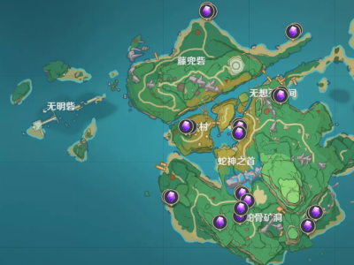 原神紫晶块位置，原神紫晶块位置路线