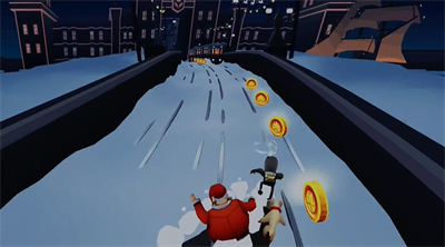 地铁跑酷雪地版，地铁跑酷雪地版本下载  第1张