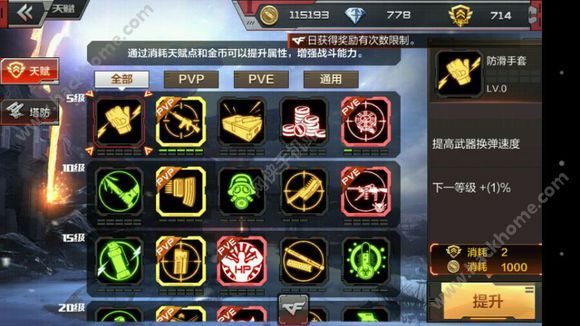 穿越火线新版本天赋在哪里，穿越火线天赋在哪里升级新版本教程视频  第2张