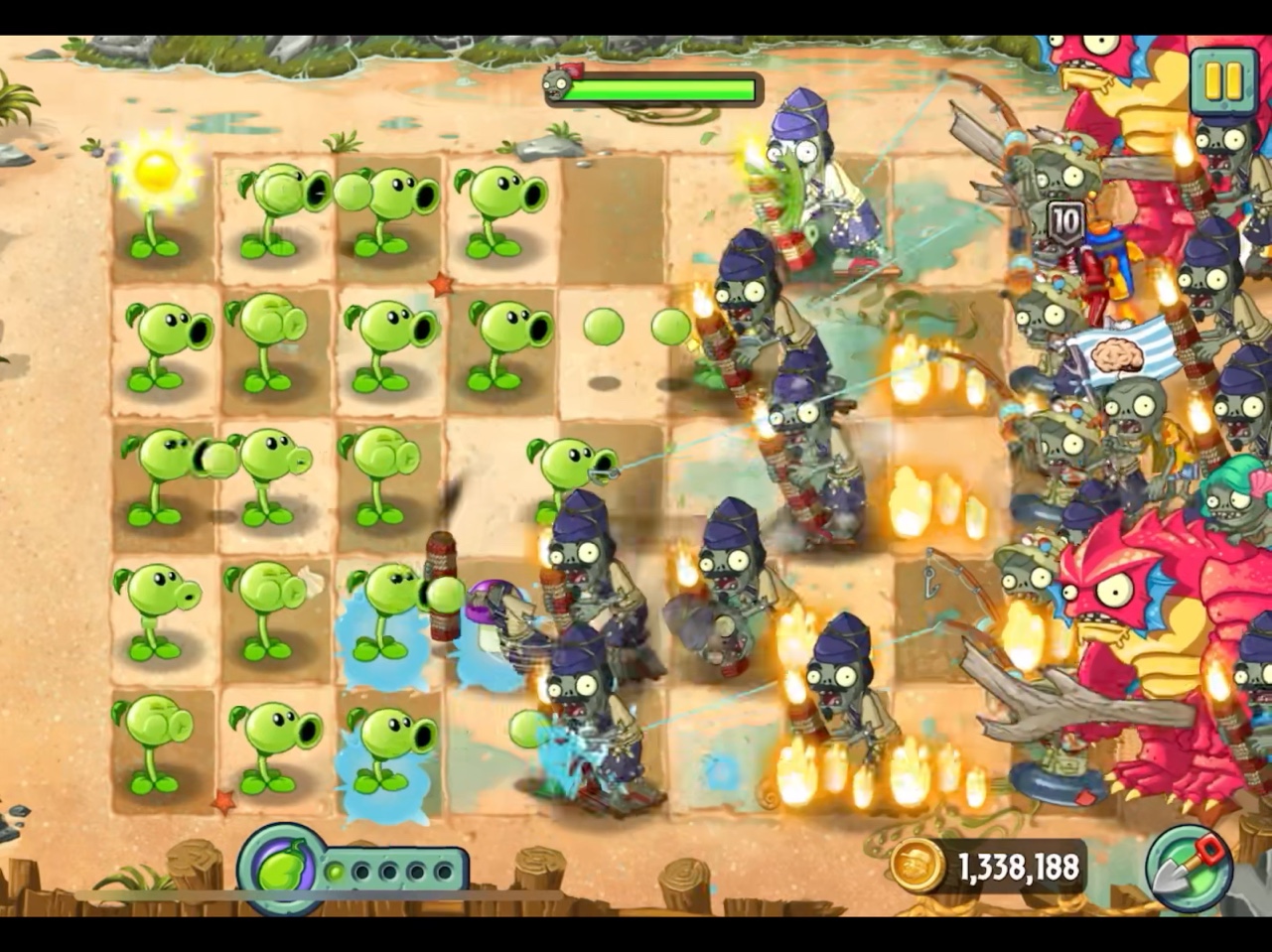 植物大战僵尸2内购破解版2022创意庭院_植物大战僵尸二内购破解版最新版本植树节  第1张
